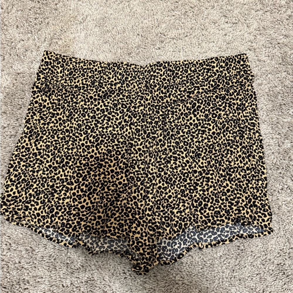 Leopard Print Women's Shorts